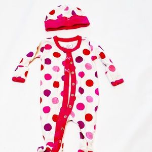 Newborn Pajama Set with Hat